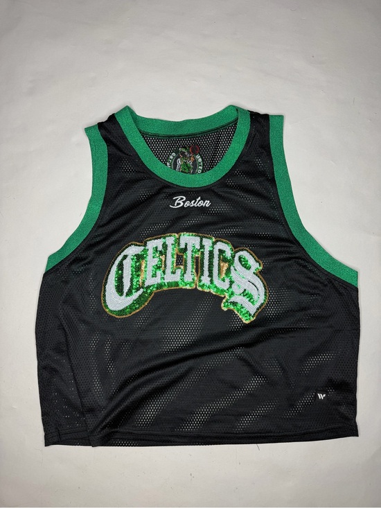 NBA Tops - NBA Black & Green Boston Celtics Tank Top